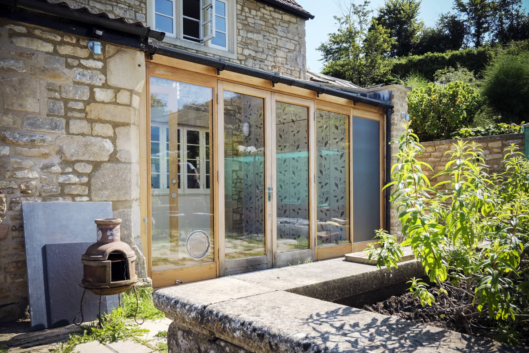 Bespoke sun room for a farmhouse near Box, Bath