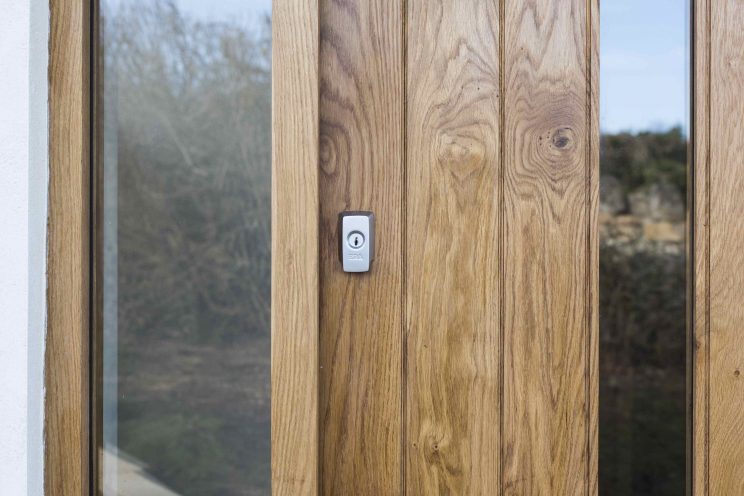 Bespoke modern door crafted in Bath