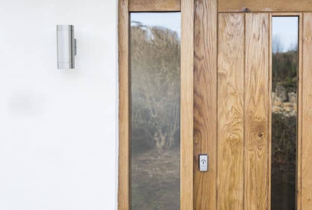 Bespoke modern door crafted in Bath
