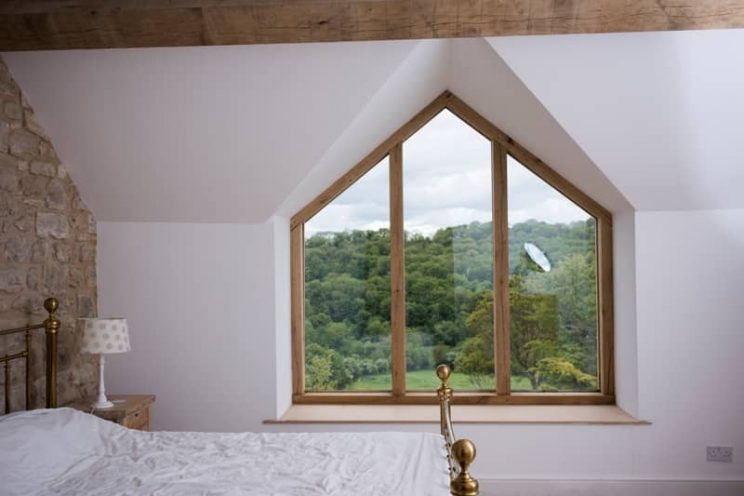 Apex window in country home near Bath