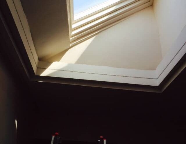 Timber skylight installation by Bath Bespoke