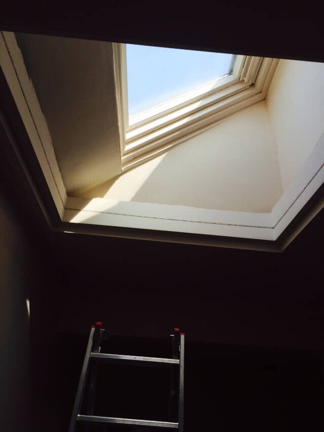 Timber skylight installation by Bath Bespoke