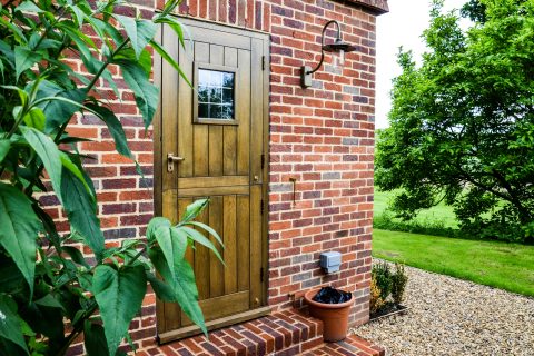 Wooden stable door for country home