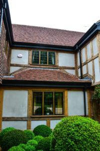 Casement windows in heritage home