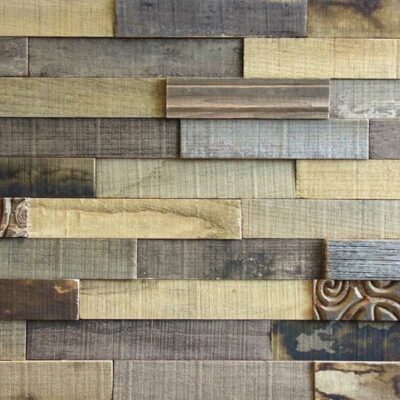 Wooden wall cladding - Reclaimed Chestnut