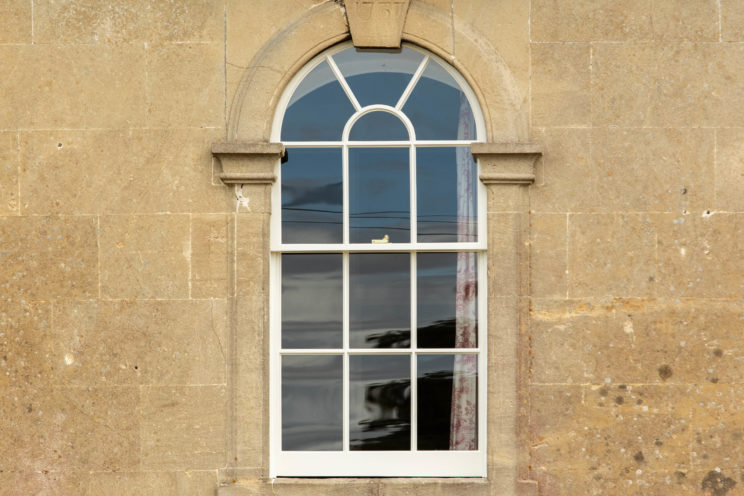 Sash windows in period property