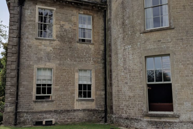 Babington House sash window renovation