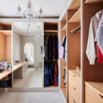 Bespoke dressing room with open storage