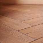 Oak, herringbone, larger format parquet floor