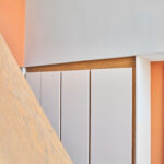 Contemporary hallway storage cabinetry (designed, manufactured & installed)