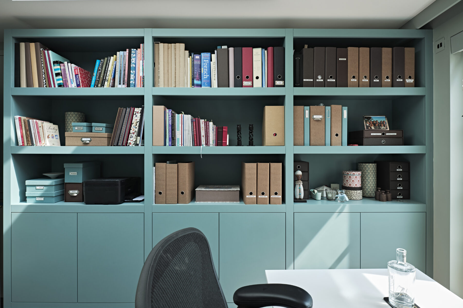 Bath Bespoke_study shelves & cabinetry
