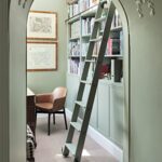 Bath Bespoke_study space with library ladder