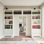 Bath Bespoke_up and over bookcases